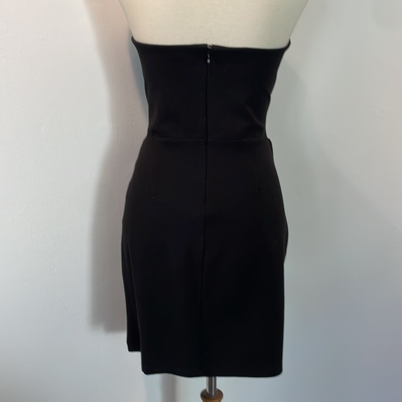 NBD Black Strapless Waist Cutout Mini Dress Size Large - Picture 4 of 7